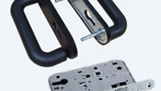 Anti-paniekslot met gedeelde tuimelaar en garnituur