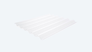 Polyester lichtdoorlatende golfplaat, type 177/51