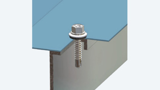 Bevestigingsschroef, type 1.4 tbv staal 1.5 tot 2.5mm