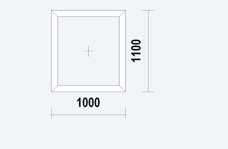 Raam10001100vast Wit HBP
