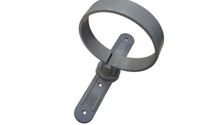 Beugel met strip, grijs