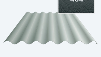 Golfplaat, 38/1000, d=0.55mm Antraciet, lengte 2,5m