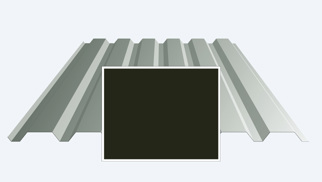 Wandprofielplaat 32/1000W Voorraad lengtes 6009