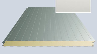 Wandpaneel, 40/1150LL, kleur 9002/9002