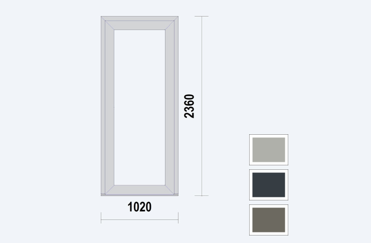 Deurenkelheelglas Acr HBP