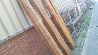 4 grenen bielzen  ca.  2400x215x120