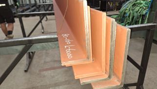 3st Hoekstaal 160x80x10, G+G, lengte 6m, R443