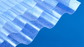 Polyester golfplaat lichtdoorlatend, type 20/1000G, voorraad lengtes