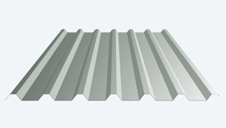 Damwand Dakprofielplaat 32/1000D  Op lengte gemaakt