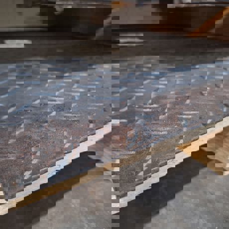 Stalen tranenplaat   2000x1000x3/5, R468