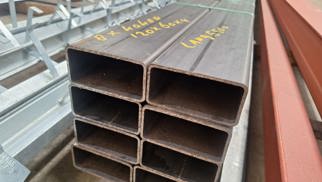 8st Kokers onbehandeld 120x60x4, Lengte 5500mm, R518