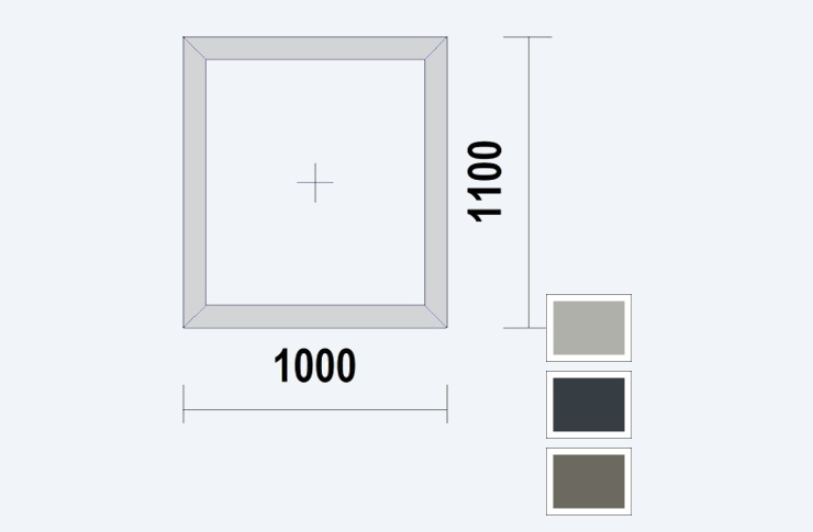 Raam10001100vast Acr HBP