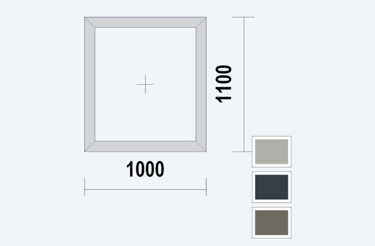 Raam10001100vast Acr HBP