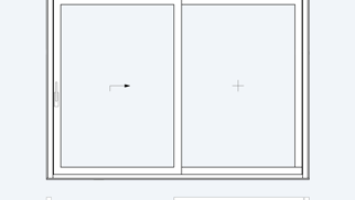 Kunststof hefschuifpui Gealan S9000 NL