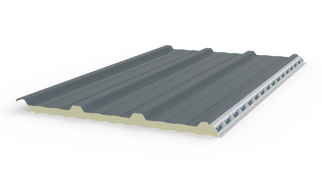1100 TR3+, Hellend dak paneel 40/70, kleur 7016 HDS, voorraad