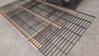 3st Dubbelstaafmat  6/5/6 gecoat ,2510 x 1200 Zwart, R509
