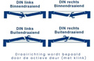 Draairichtingdeurendubbelhbp