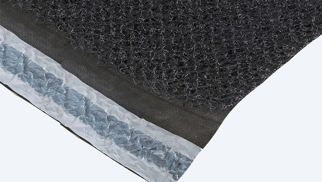 Structuurmat, 8mm, 1500mm breed, rol 25m