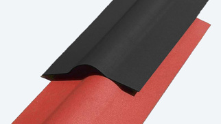 Onduline nokken of windveren voor bitumen golfplaten