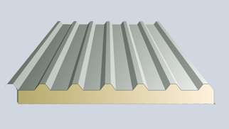 1000 TR 6, Wandpaneel, op lengte gemaakt