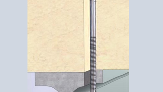 Sandwichschroef RVS HTL voor bevestiging in staal >4mm