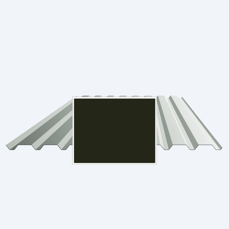 Damwand profielplaat 20/1100W, do. groen Voorraad lengtes