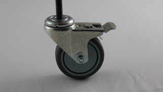 Zwenkwiel ø 75mm met rem