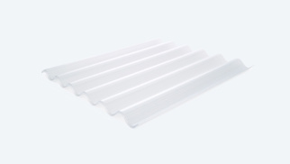 Polycarbonaat golfplaat lichtdoorlatend, type 177/51, 1.53m, 3w