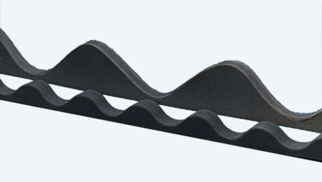 Schuimprofiel Golfplaat