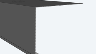 Windveer op lengte gemaakt