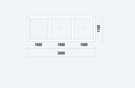 Raam30001100dk Wit HBP