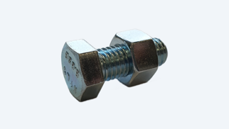 Bouten M12x30mm + moeren, glans verzinkt