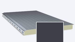 Wandpaneel, 60/1060, kleur 7016