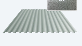 Golfplaat, 20/1000, d=0.55mm Aluzink